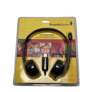 Rosetta Stone Headset‎ Microphone USB For Language Learning Software